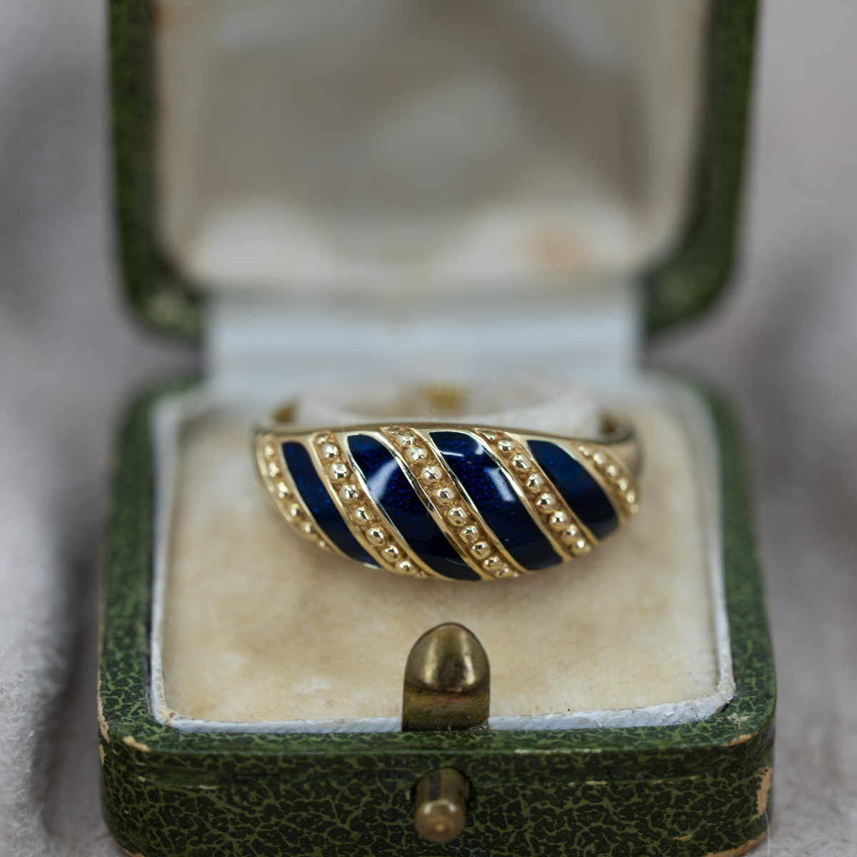 Vintage Striped Enamel Band