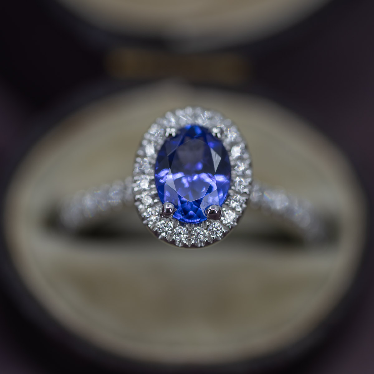 Tanzanite & Diamond Stunner Ring