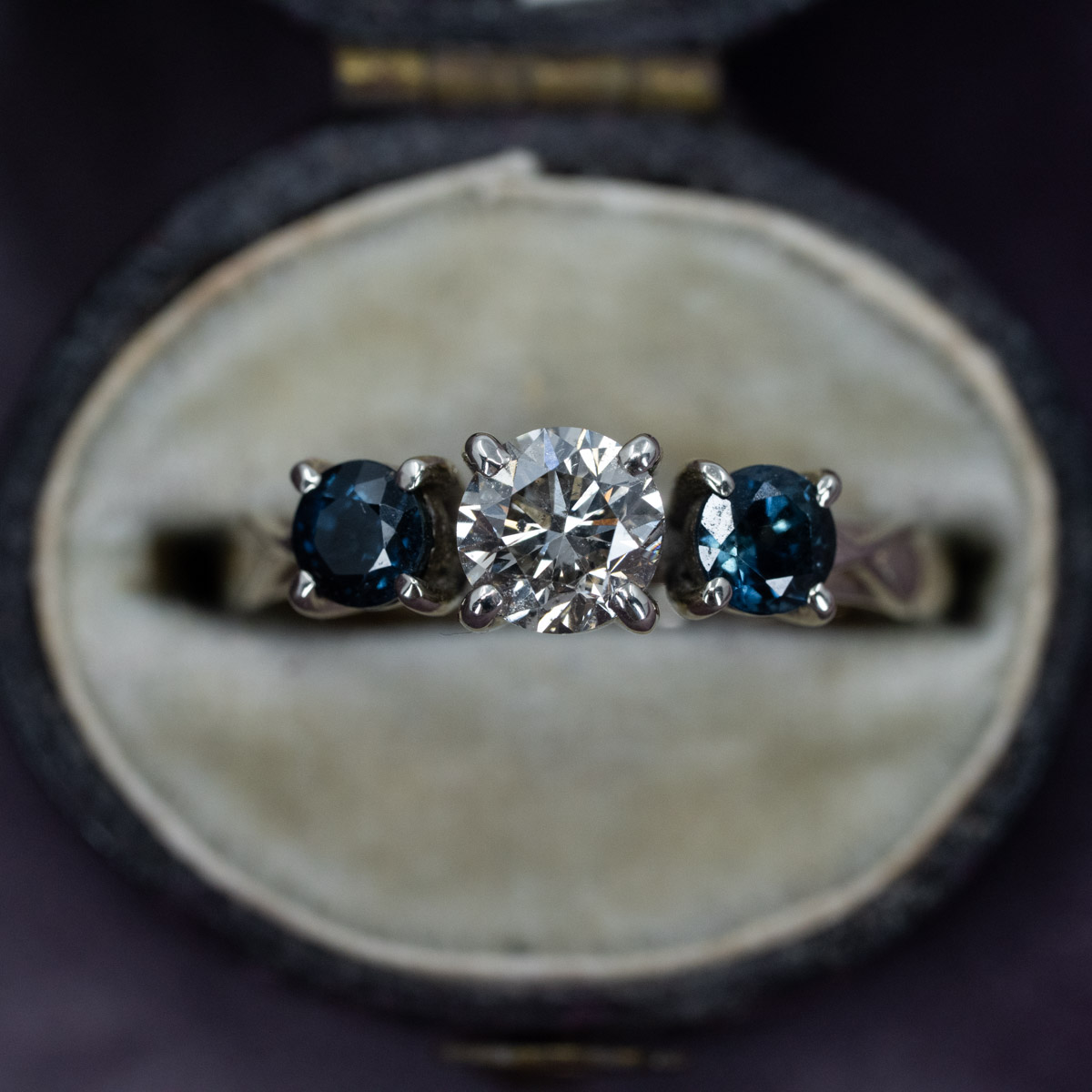Trinity Sapphire & Diamond Ring