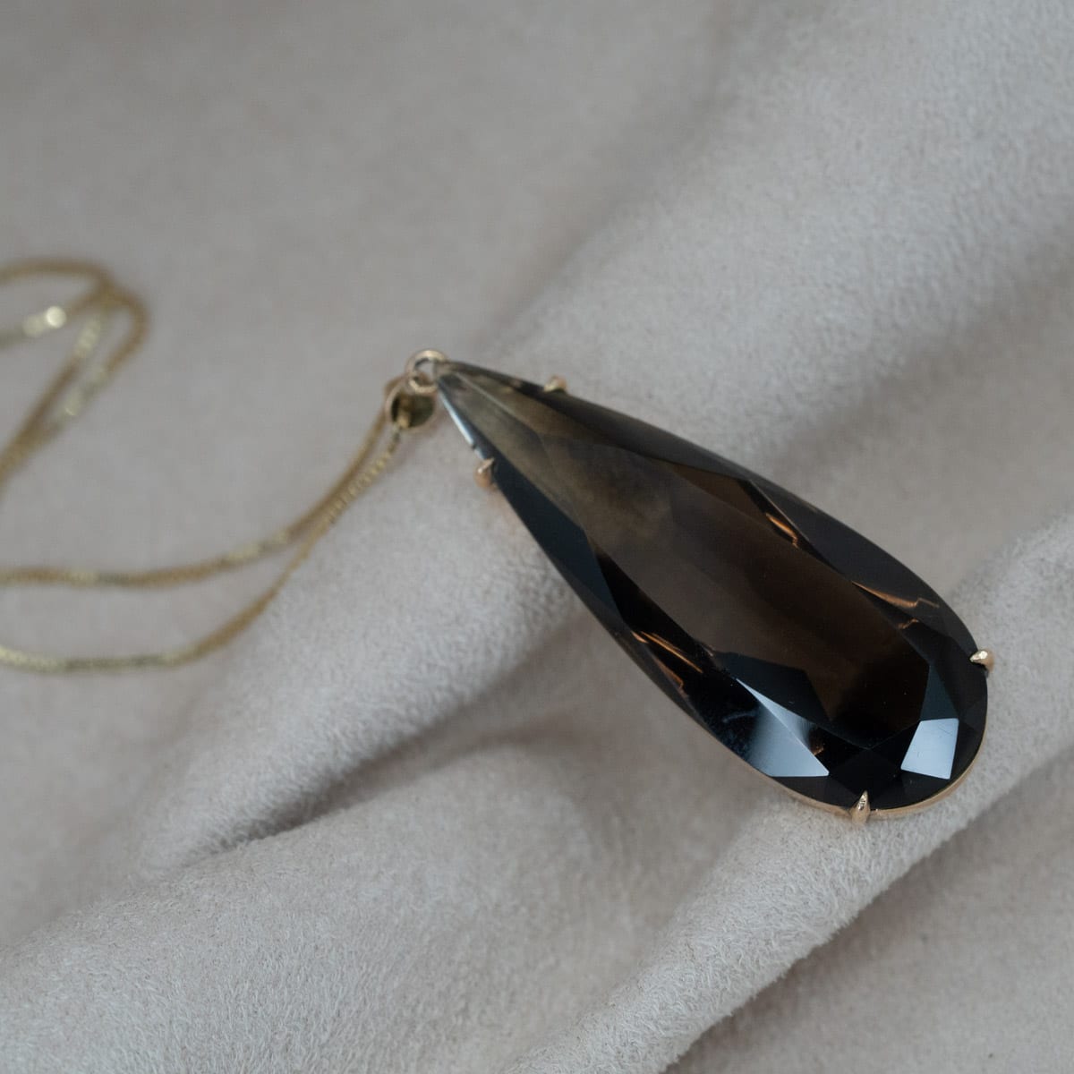 Smokey Quartz Ombre Necklace