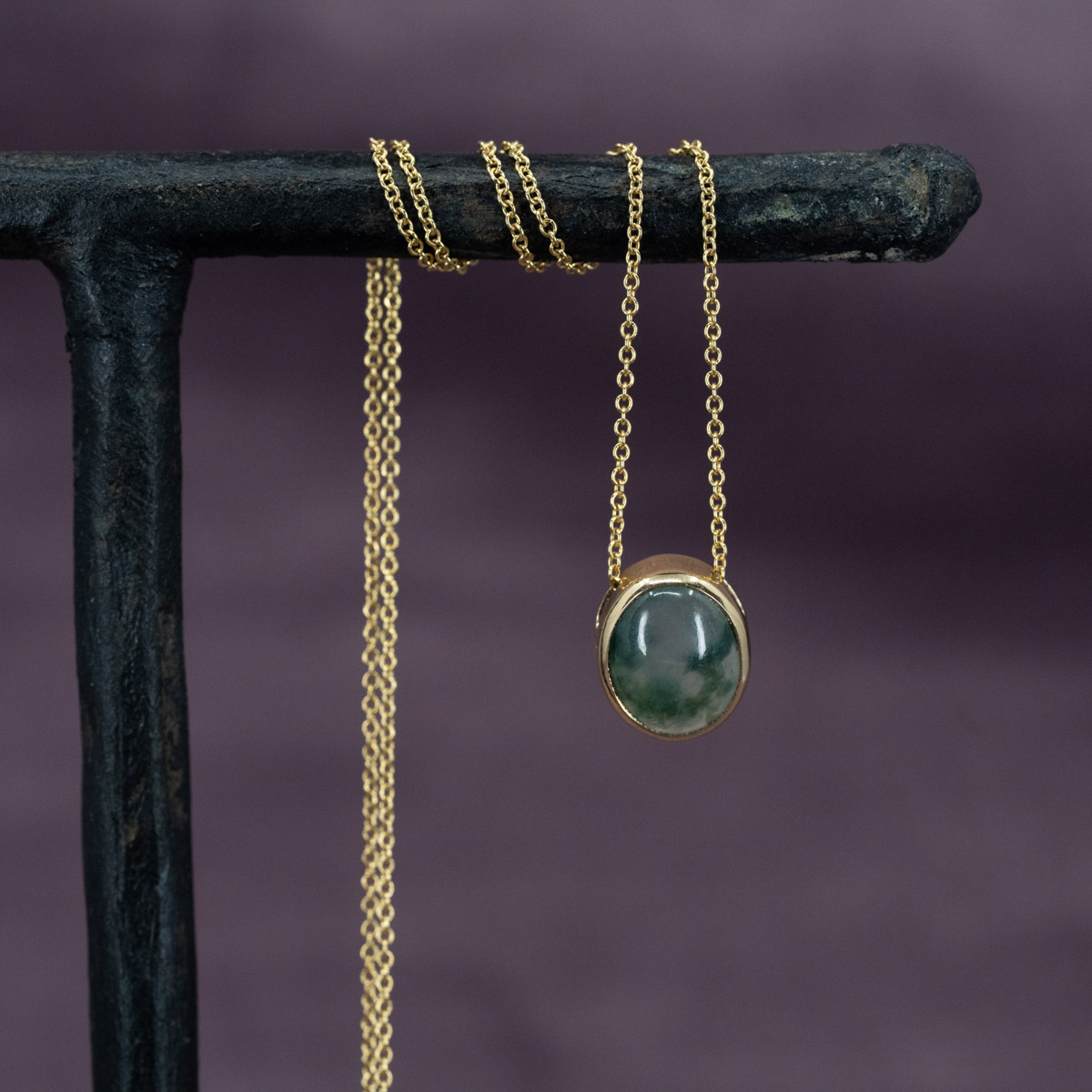 Burmese Jadeite Oval Necklace