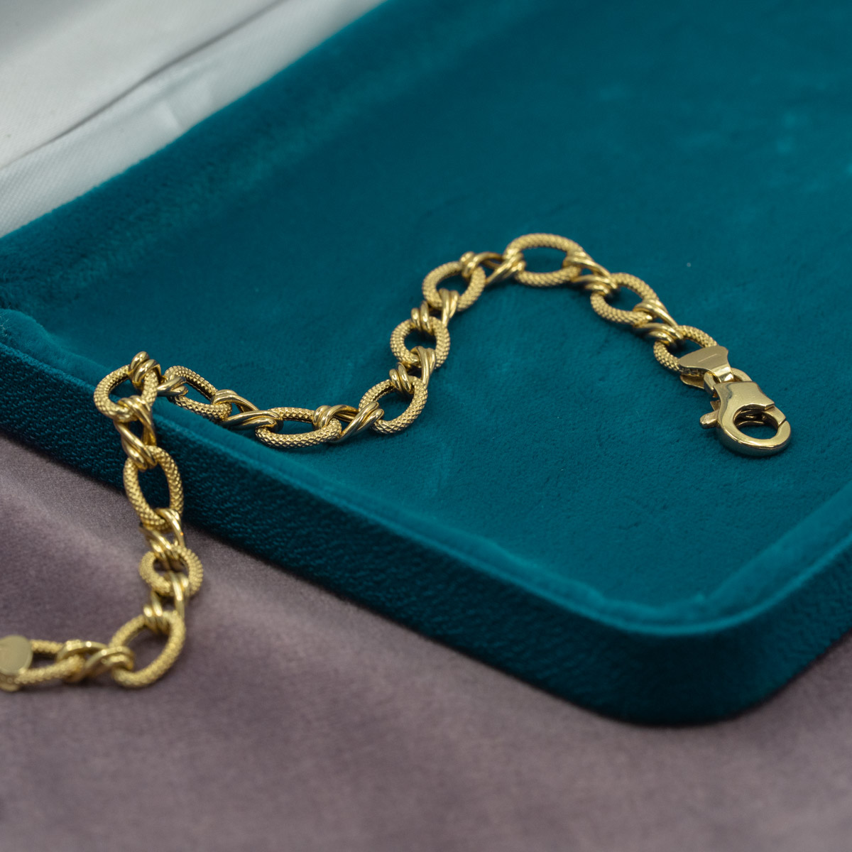 Textured Link Bracelet
