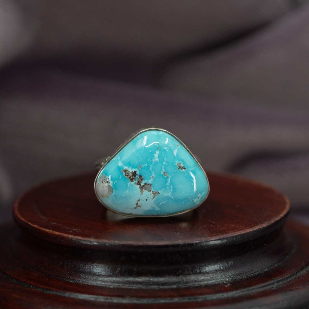 Kingman Turquoise Triangle Ring