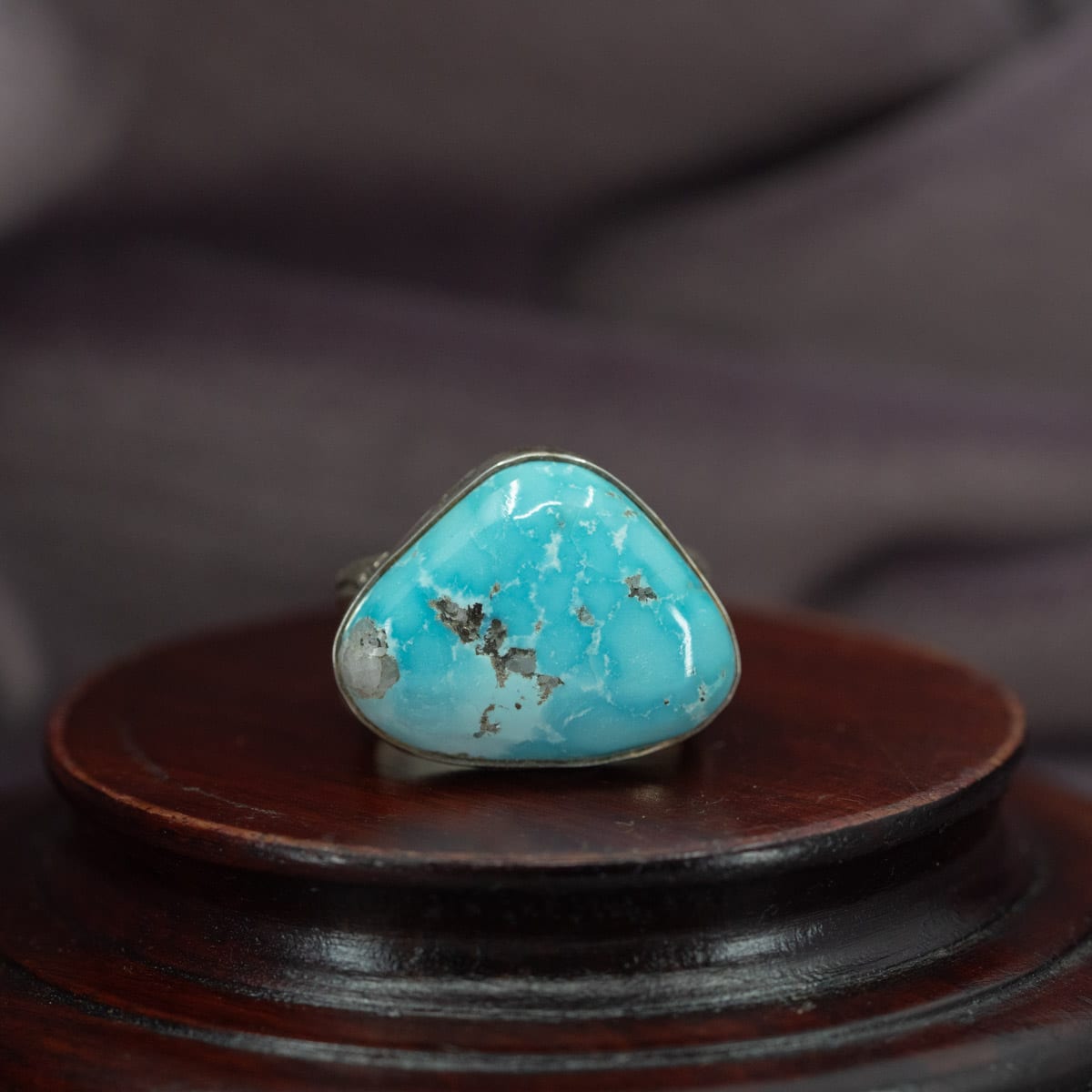 Kingman Turquoise Triangle Ring