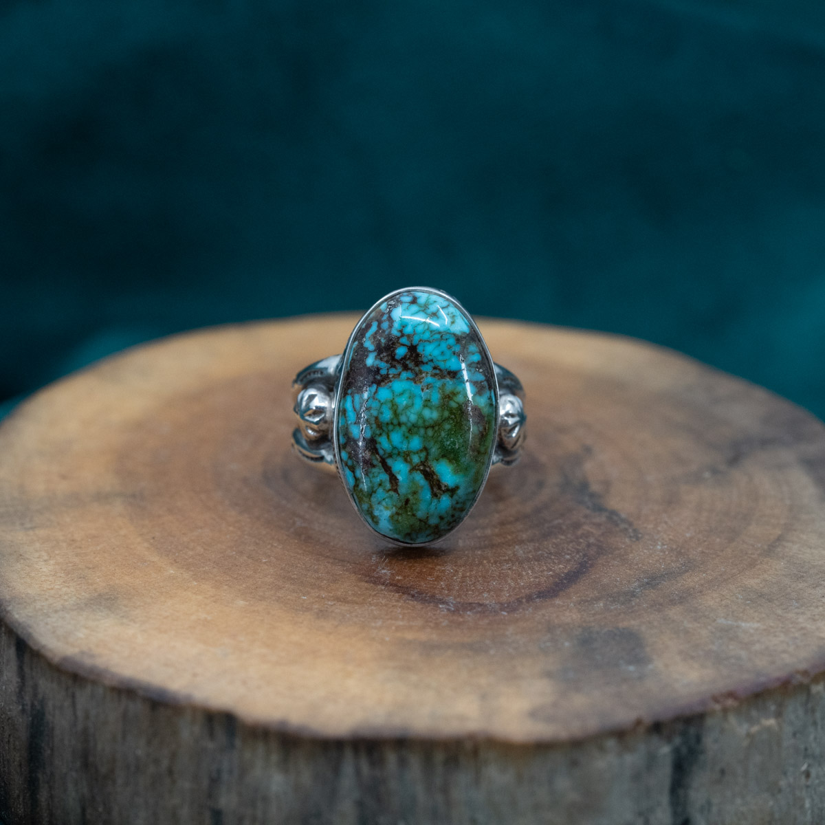 Kingman Turquoise Oval Ring