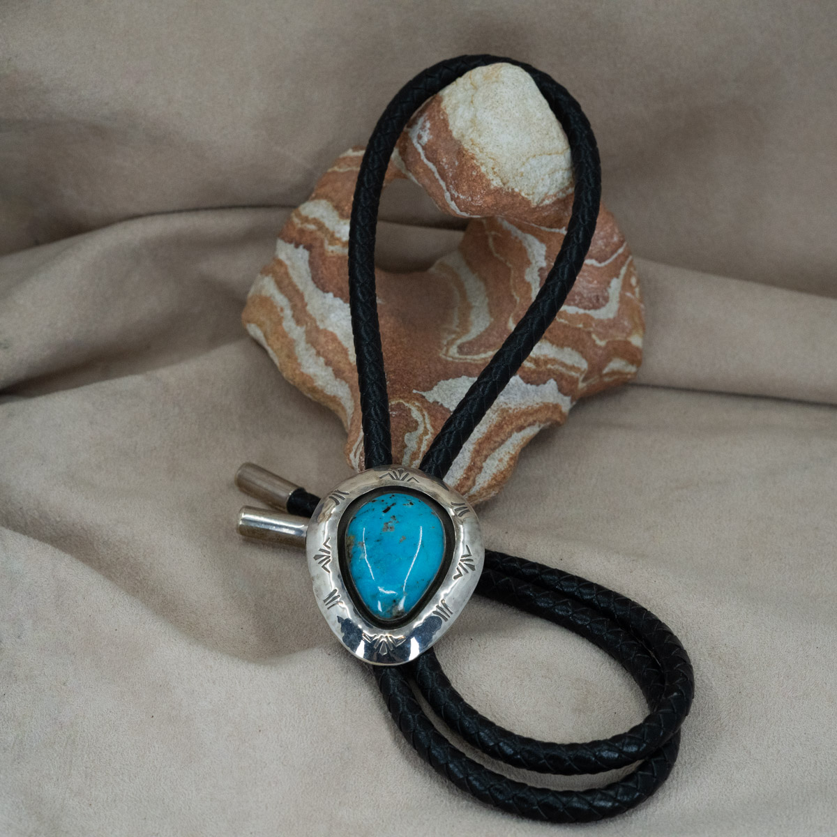 Blue Ridge Turquoise Shadowbox Bolo