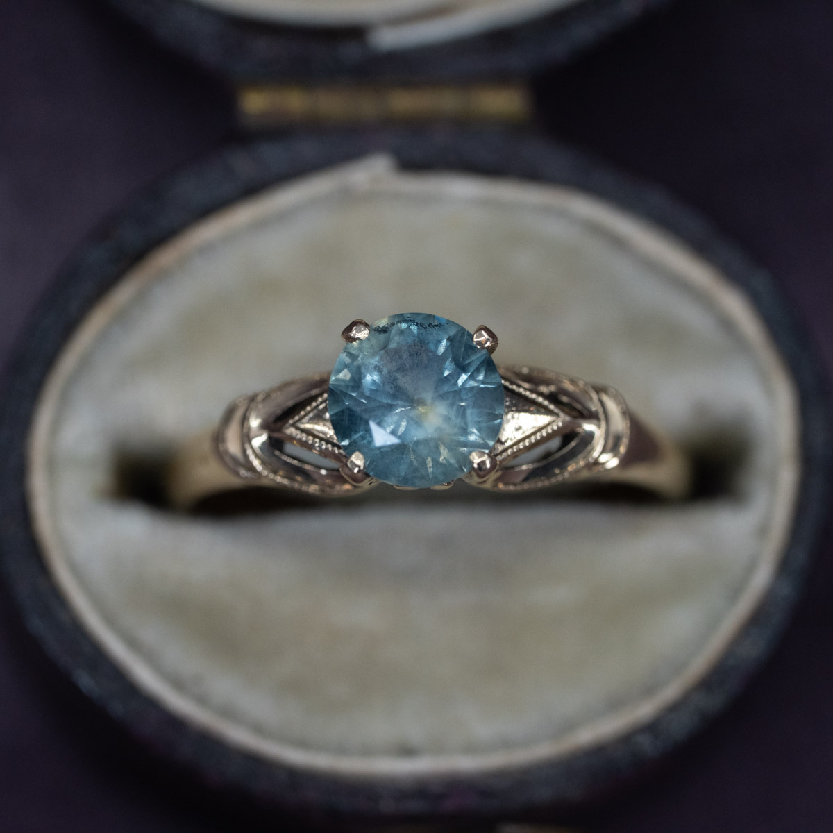 Vintage Montana Sapphire Ring