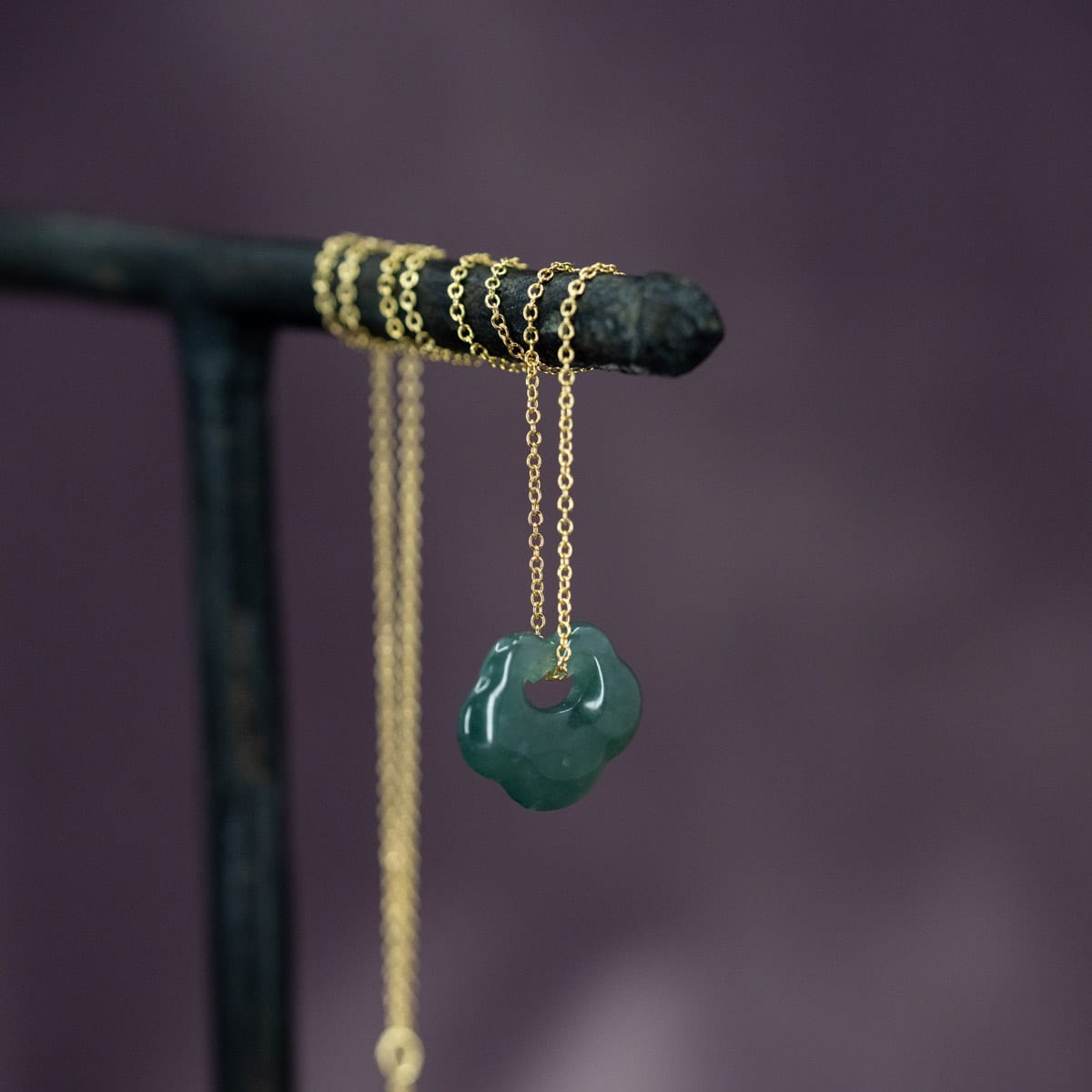 Guatemalan Jade Cloud Necklace